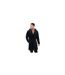 Mens Plain Polyester Dressing Gown Navy Farah-1