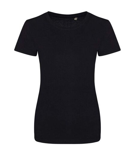 T-shirt Cascades Femme Noir Vif Ecologie