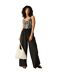 Womens/ladies Sakari Leopard Print Tummy Control One Piece Swimsuit Natural Regatta-4