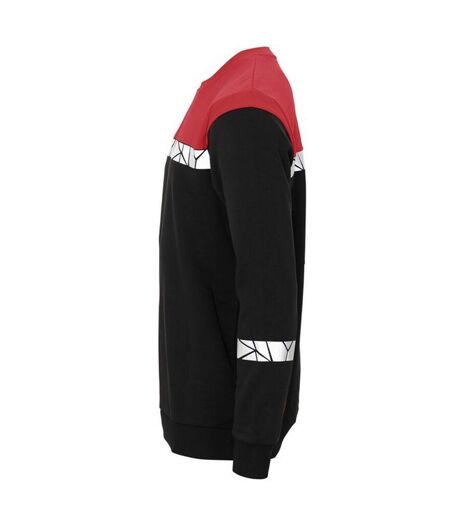 Mens Progression Hi-vis Sweatshirt Black Red Projob