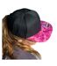 Casquette Ajustable Bronx Noir Rose Result Headwear-1