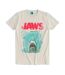 T-shirt Motif/style Poster Du Film Adulte Beige Jaws-2