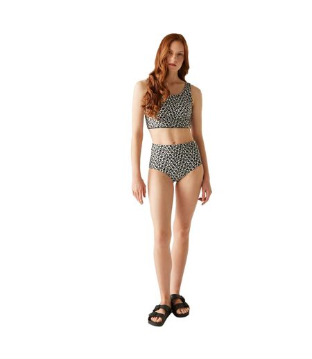 Maillot de bain 2 pièces orla kiely femme noir Regatta