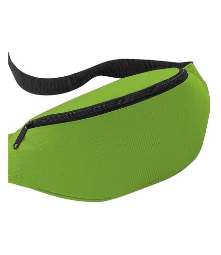 Pack of 2  Adjustable belt bag 2.5 litres  lime Bagbase