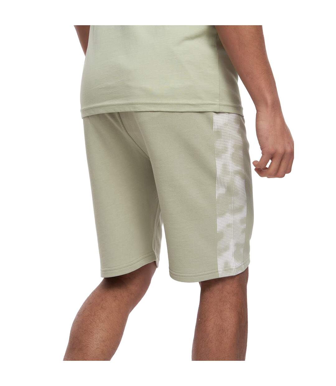 Short bellmire homme vert de gris Crosshatch-4