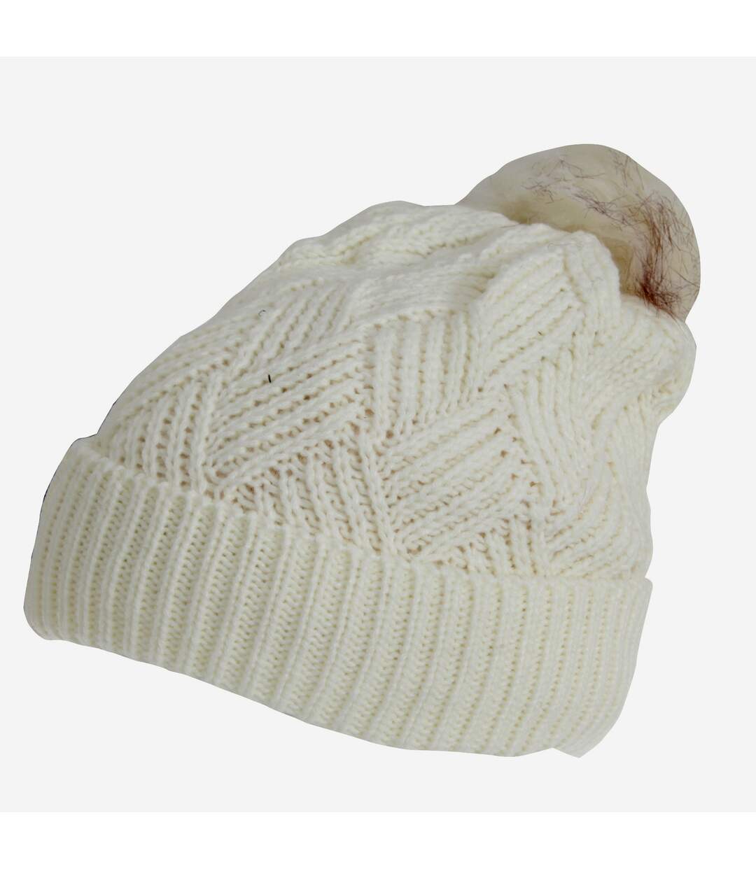 Bonnet d´hiver femme blanc RockJock