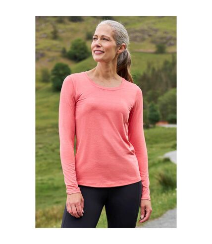 Womens/ladies panna long-sleeved top pink Mountain Warehouse