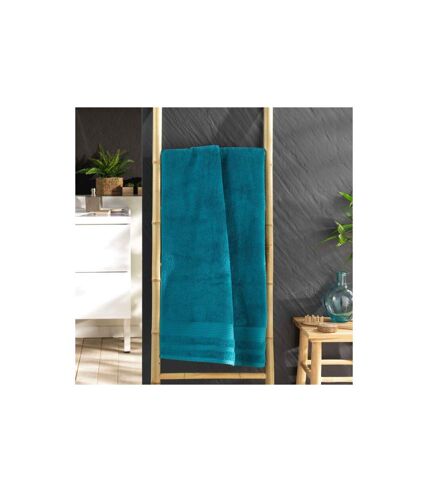 Drap de Douche Tendresse 70x130cm Bleu Paon