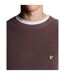 Mens Ribbed Raglan Jumper Espresso Lyle & Scott-4