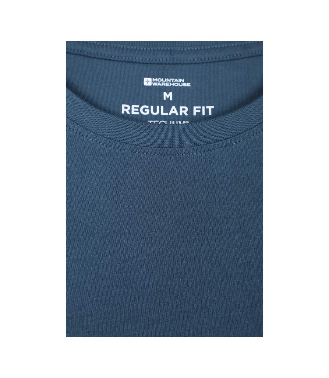 Mens London Short-sleeved T-shirt Dark Blue Mountain Warehouse-4