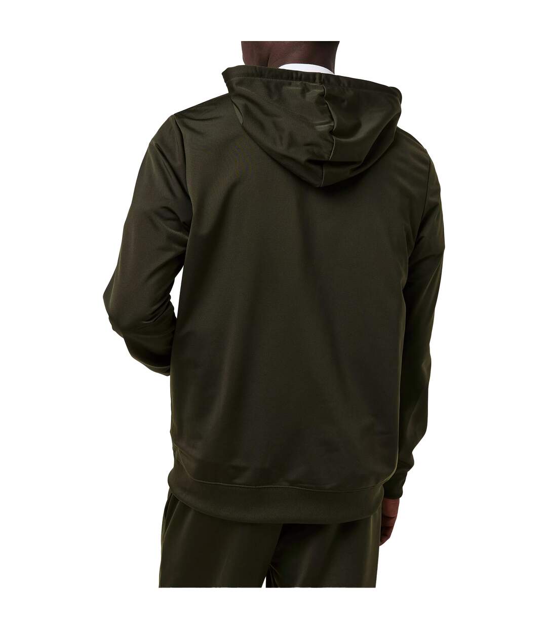 Mens Hooded Long-sleeved Tracksuit Set Khaki Green Puma-2