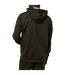 Mens Hooded Long-sleeved Tracksuit Set Khaki Green Puma-2
