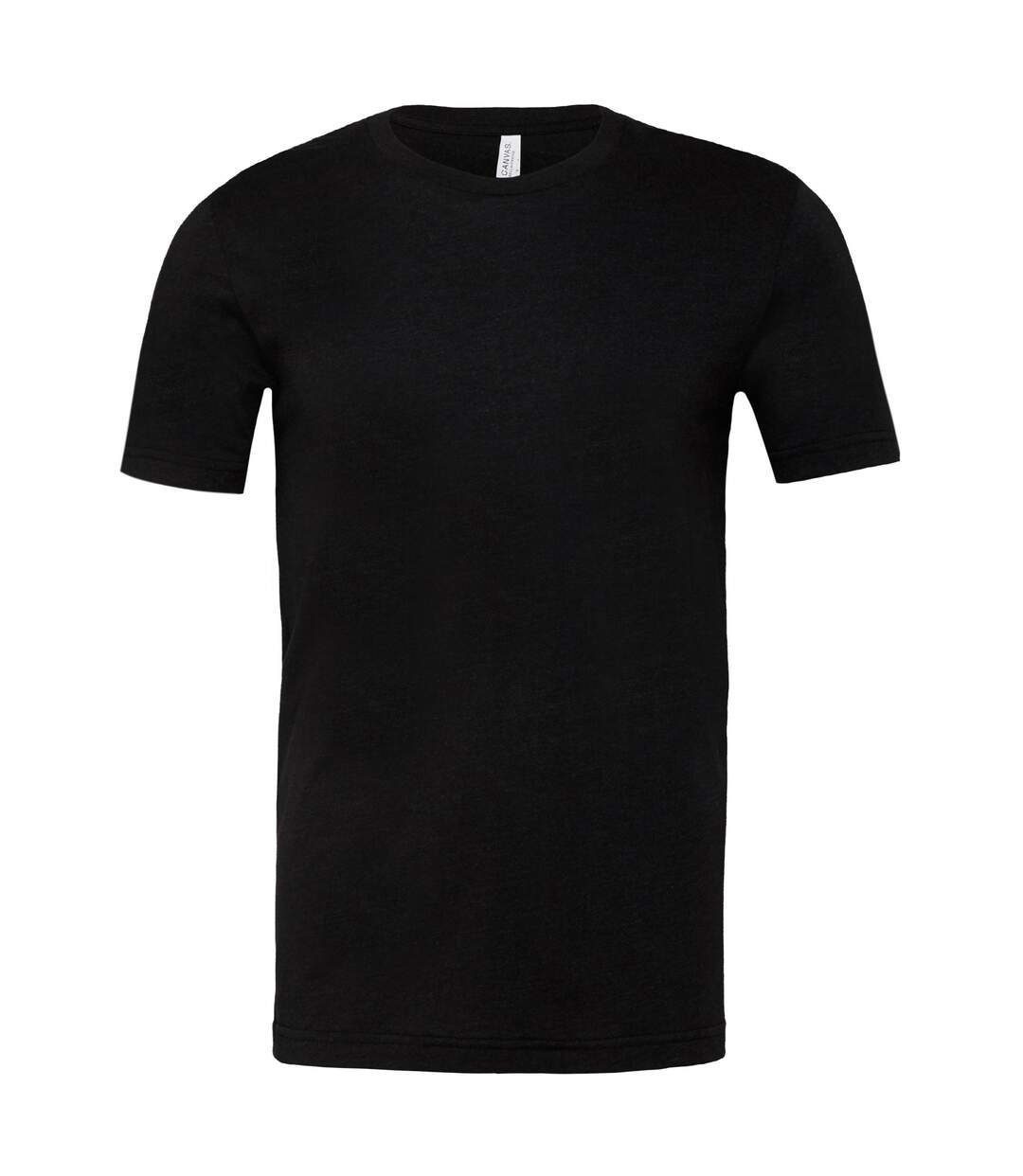 Unisex Adult T-shirt Black Heather Bella + Canvas-1