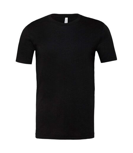 Unisex Adult T-shirt Black Heather Bella + Canvas