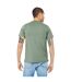 Canvas t-shirt jersey hommes sarcelle chiné Bella + Canvas