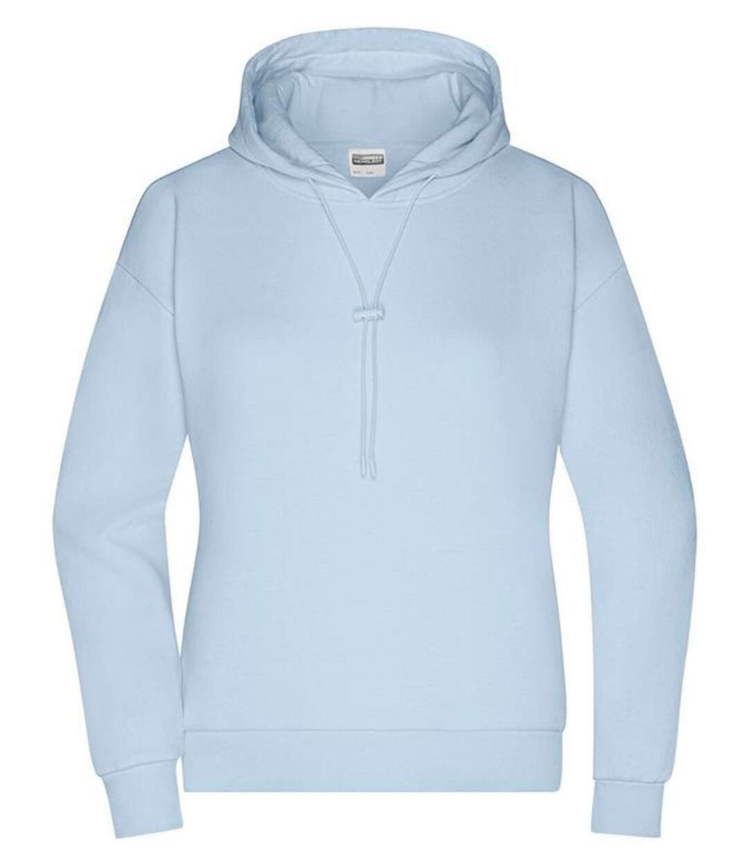 Sweat-shirt à capuche Bio - Femme - 8033 - bleu pastel-1