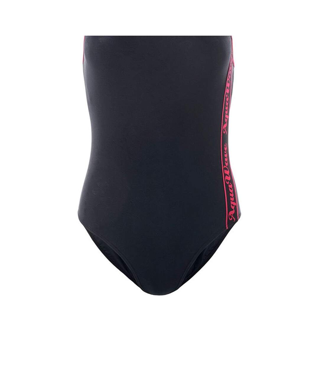 Maillot De Bain 1 Pièce Sublime Femme Noir Framboise Vif Aquawave-3