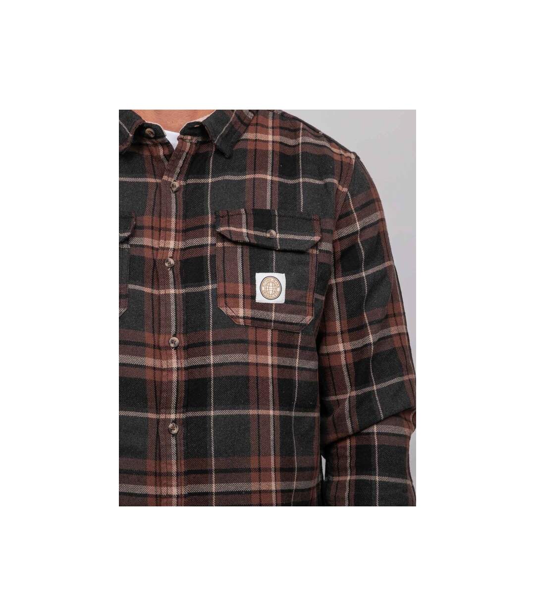 Chemise manches longues carreaux TORILOU-3