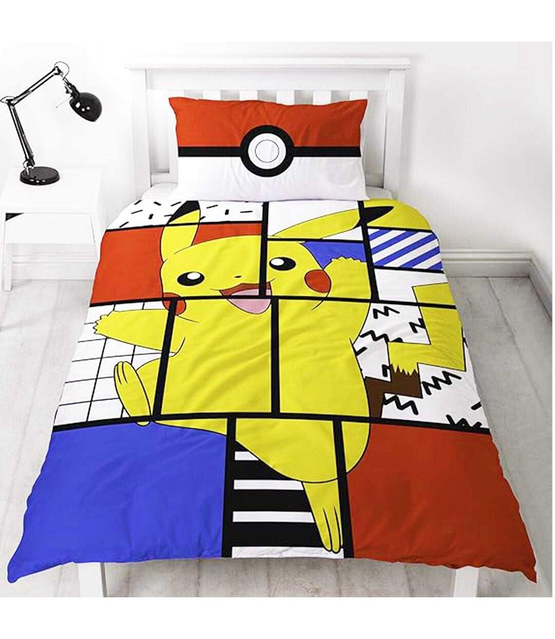 Super Memphis Reversible Duvet Set Multicoloured Pokemon-3