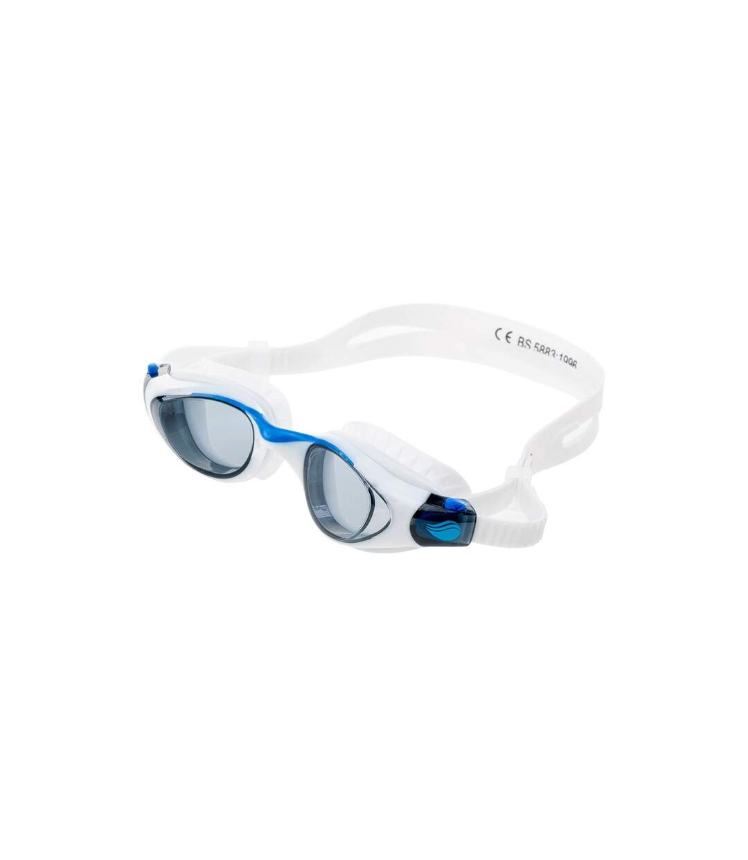 Lunettes De Natation Buzzard Adulte Blanc Bleu Gris Aquawave-2