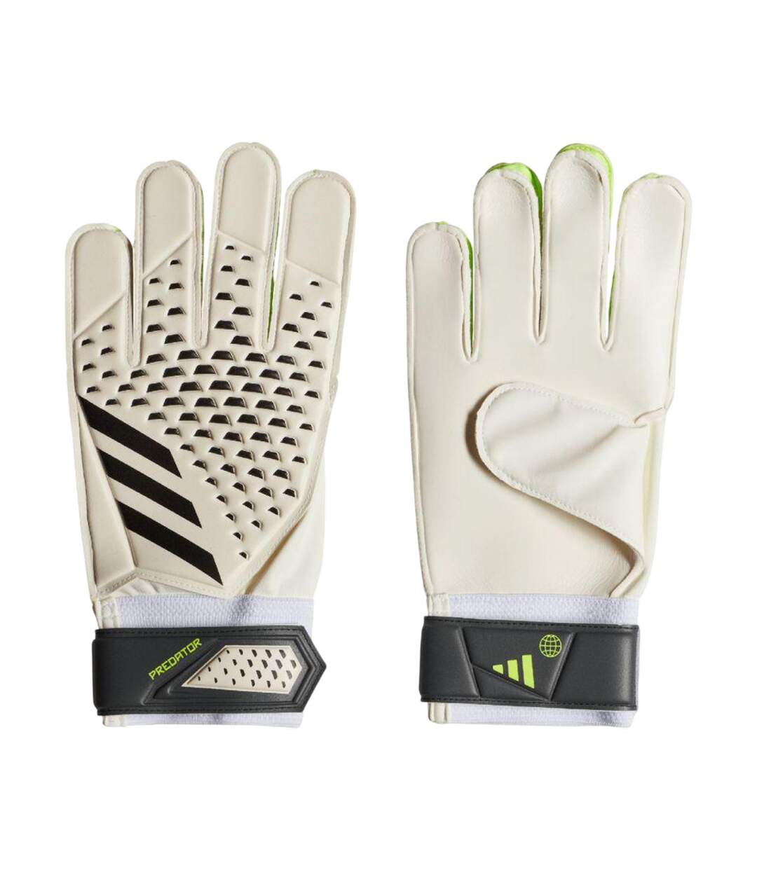 Gants De Gardien De But Entraînement Predator Adulte Blanc Noir Adidas-3