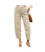 Jean barrel beige femme oraije bony-1