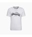 Mountain Warehouse Mens Tech Mountains Natural T-Shirt (White) - UTMW617
