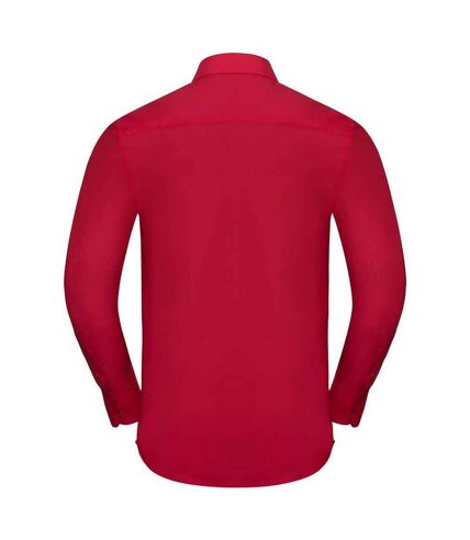 Chemise homme rouge classique Russell Collection Russell Collection