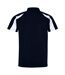 AWDis Just Cool Mens Short Sleeve Contrast Panel Polo Shirt (French Navy/Arctic White) - UTRW3479