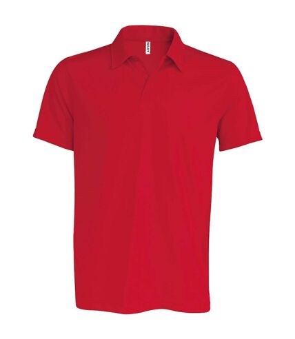 Kariban Proact Mens Short Sleeve Performance Polo Shirt (Red) - UTRW4246