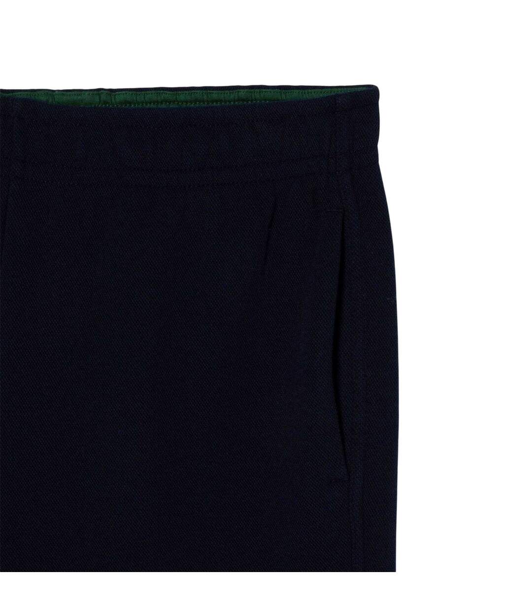 Womens/ladies Woven Relaxed Fit Joggers Navy Blue Lacoste-4