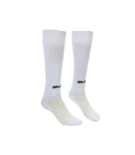 Chaussettes De Foot Calcio Blanc Jaune Givova