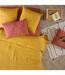 Housse de Couette Lin Adorable 260x240cm Jaune Ocre-4
