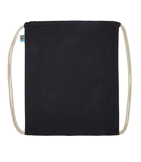 Sac À Cordon 38 Cm X 46 Cm Noir Printwear