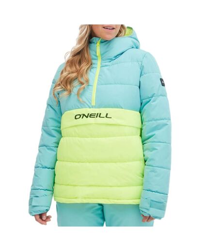 Manteau de Ski Bleu/Vert Femme O'Neill O'riginals Puffer