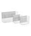 Lot de 3 Organiseurs Aimantés Magnetic 28cm Transparent-1