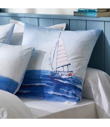Parure de lit percale de coton collection REGATE Taie 65x65 cm
