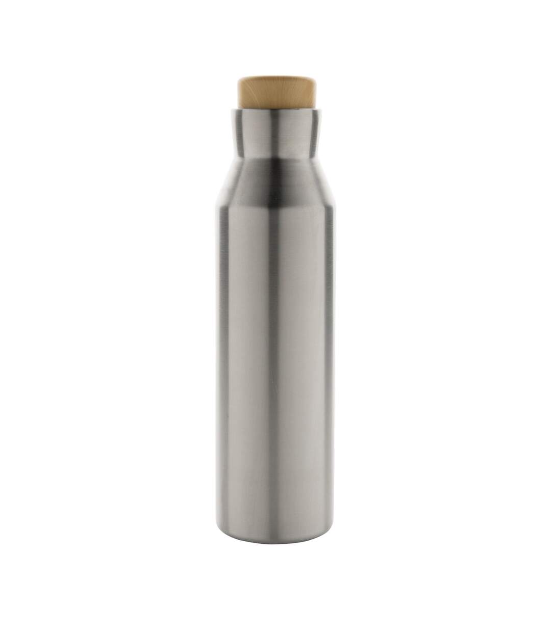 Gaia recycled stainless steel vacuum insulated 600ml water bottle one size silver XD Collection-1