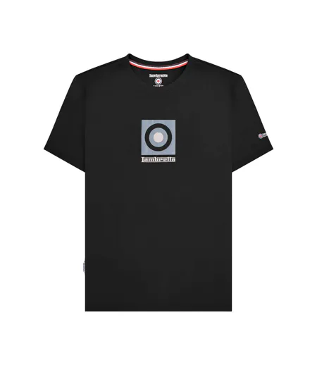 Mens Box Logo T-shirt Black Lambretta