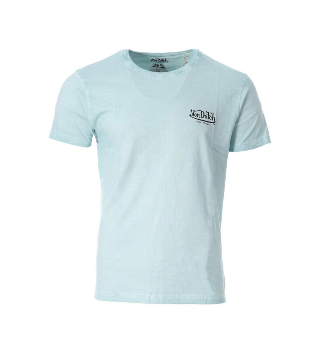 T-shirt Bleu Homme Von Dutch TOUR - L-1