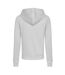Womens/ladies College Heather Full Zip Hoodie Heather Grey Awdis-3