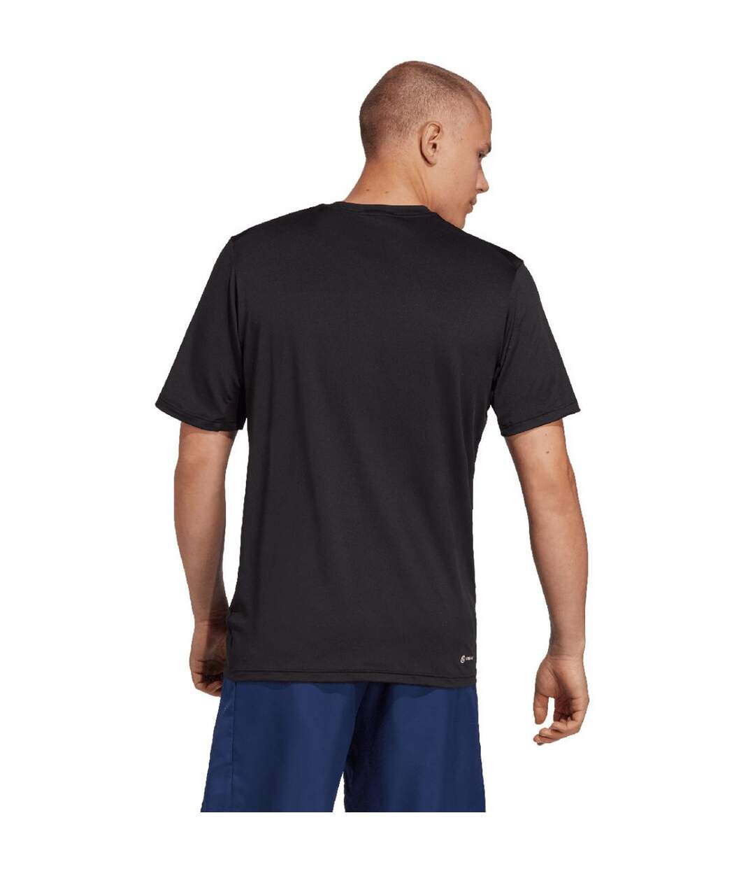 T-shirt Entraînement Essentials Feelready Homme Noir Adidas-3