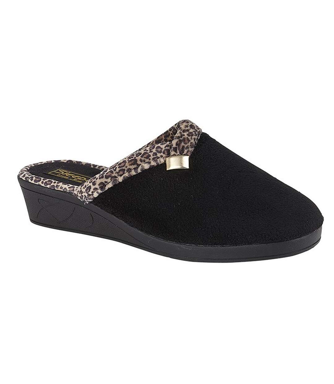 Chaussons jackie femme noir Sleepers-1