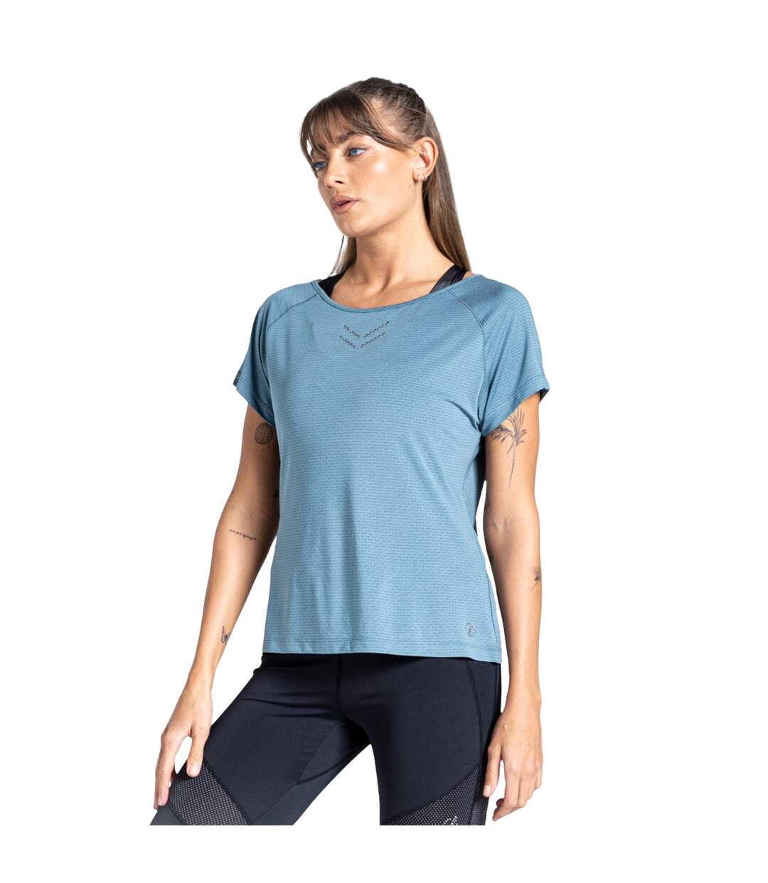 T-shirt crystallize femme denim clair Dare 2B-3