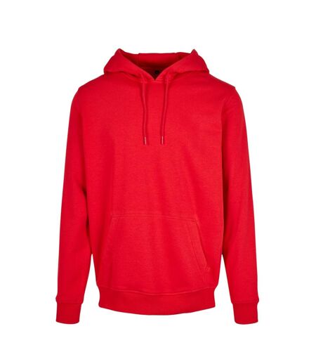 Sweat À Capuche Homme Rouge Vif Build Your Brand