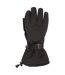 Mens extreme waterproof softshell ski gloves black Mountain Warehouse