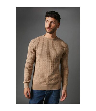 Sweat cable homme flocons d'avoine Maine