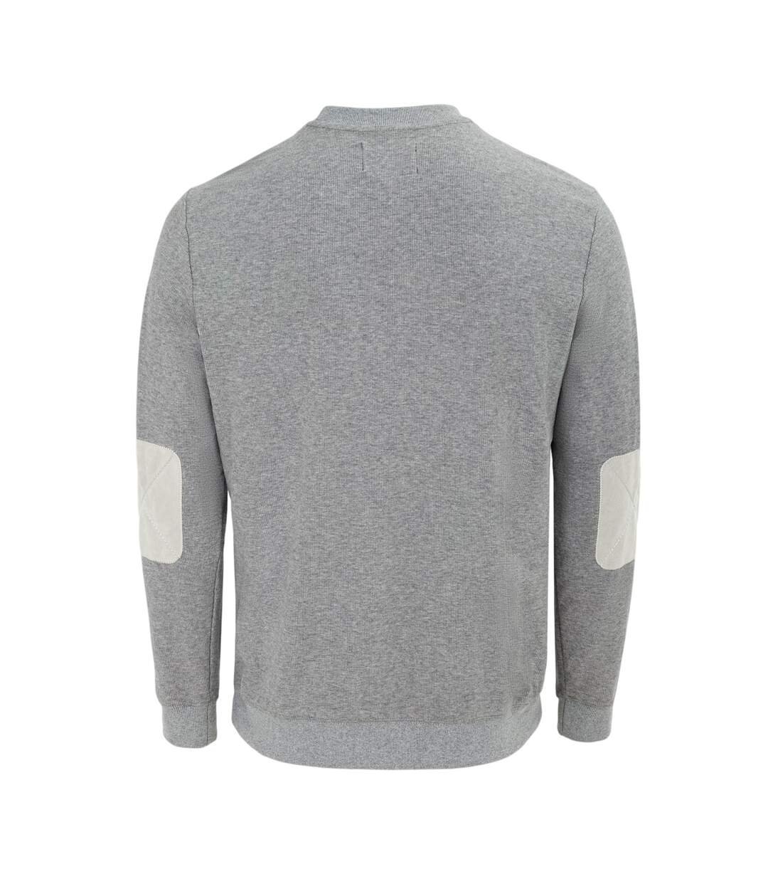 Sweat Motif/style Logo Homme Gris Foncé Chiné Howick-2