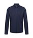 Regatta Mens Pro Long-Sleeved Polo Shirt (Navy)