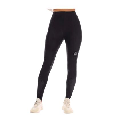 Womens/ladies Series-3 Long Leggings Black Skins